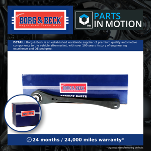 Borg & Beck Wishbone / Suspension Arm Fits Bmw X7 G07 3.0d 2019 On Track Control B&b Quality Borg & Beck Wishbone / Suspension Arm Fits Bmw X7 G07 3.0d 2019 On Track Control B&b Quality