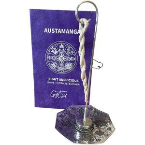 Aw-Dropship Rope Incense And Silver Plated Holder Set - Astamangal Aw-Dropship Rope Incense And Silver Plated Holder Set - Astamangal