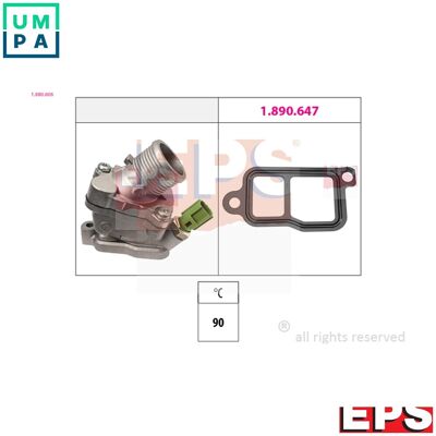 EPS 1.880.606 Thermostat - OE Equivalent for Volvo EPS 1.880.606 Thermostat - OE Equivalent for Volvo