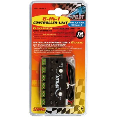 PILOT Model - 6-channel controller 12V - Dimmer - Lights PILOT Model - 6-channel controller 12V - Dimmer - Lights