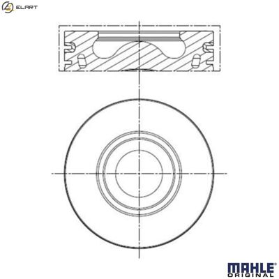 MAHLE 013 PI 00137 000 Piston - Engine Parts MAHLE 013 PI 00137 000 Piston - Engine Parts