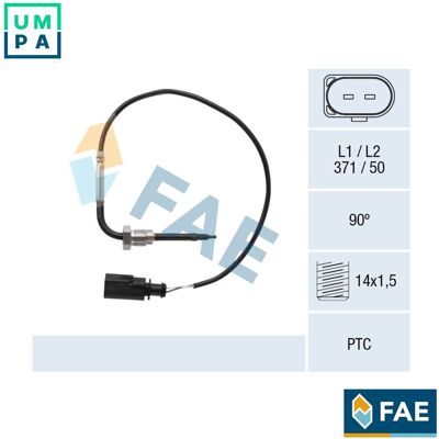 FAE - 68092 - 03L906088AB - 4M0906088AL - gas temperature sensor FAE - 68092 - 03L906088AB - 4M0906088AL - gas temperature sensor