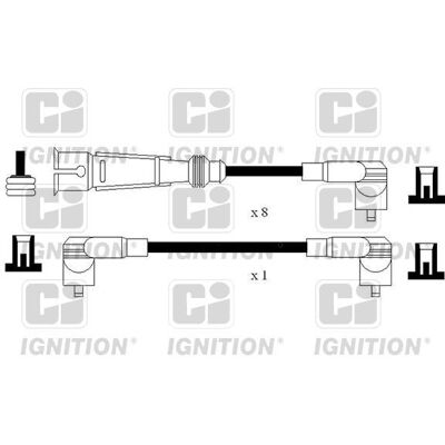 QUINTON HAZELL XC1184 Ignition Wire Set - Mercedes-Benz QUINTON HAZELL XC1184 Ignition Wire Set - Mercedes-Benz