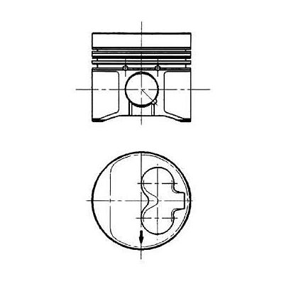 Kolbenschmidt 79.51mm Piston - Engine Part Kolbenschmidt 79.51mm Piston - Engine Part