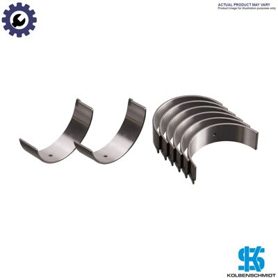 KOLBENSCHMIDT 37082620 Engine Bearing Kit - Set of 8, 0.50mm Over Size for VW, Audi, Skoda, Seat KOLBENSCHMIDT 37082620 Engine Bearing Kit - Set of 8, 0.50mm Over Size for VW, Audi, Skoda, Seat