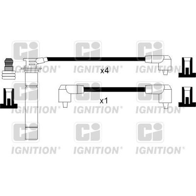 QUINTON HAZELL XC1050 Ignition Wire Set - Ignition Wires for VW, Seat QUINTON HAZELL XC1050 Ignition Wire Set - Ignition Wires for VW, Seat