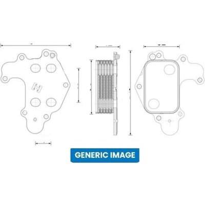 MAHLE ORIGINAL CLC 266 000S - Oil Cooler for Renault, Dacia, Nissan, Mercedes-Benz, Smart MAHLE ORIGINAL CLC 266 000S - Oil Cooler for Renault, Dacia, Nissan, Mercedes-Benz, Smart