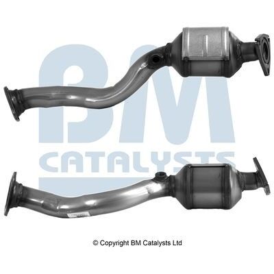 BM CATALYSTS 635mm Rear Catalytic Converter - Catalyst BM CATALYSTS 635mm Rear Catalytic Converter - Catalyst