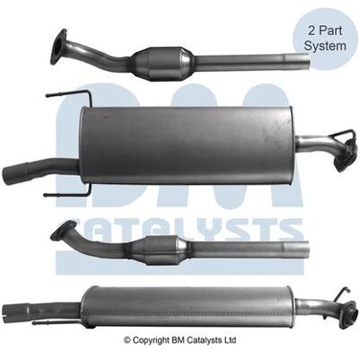 BM Catalysts Bm92148h - Catalyst Converter for Toyota RAV4 2.0 4WD Euro 4 until 09/09 BM Catalysts Bm92148h - Catalyst Converter for Toyota RAV4 2.0 4WD Euro 4 until 09/09
