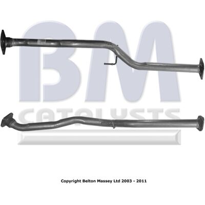 Nissan BM50195 Exhaust Pipe - Compatible with Nissan Primera Nissan BM50195 Exhaust Pipe - Compatible with Nissan Primera