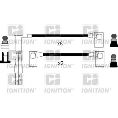 QUINTON HAZELL XC1078 Ignition Wire Set - Car Accessories QUINTON HAZELL XC1078 Ignition Wire Set - Car Accessories