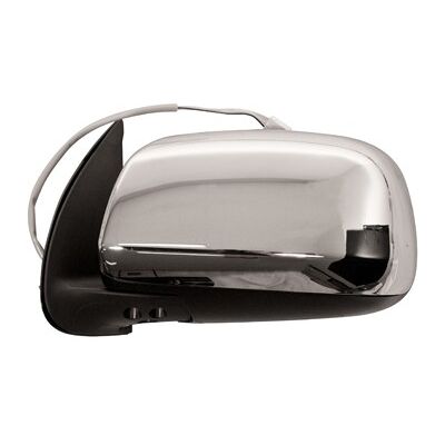 PRASCO TY8187104 Left Chrome/Black Electric Convex Mirror - Rearview Mirror PRASCO TY8187104 Left Chrome/Black Electric Convex Mirror - Rearview Mirror