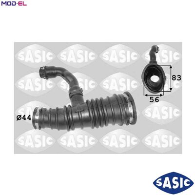 Sasic Turbo Intercooler Hose - Ford, Volvo, C-Max, Focus, C30, S40 Sasic Turbo Intercooler Hose - Ford, Volvo, C-Max, Focus, C30, S40