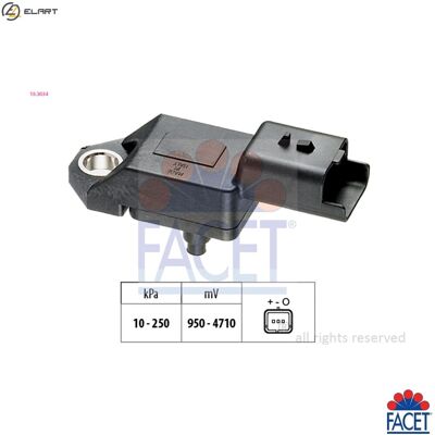 Facet Air Pressure Sensor Altitude Adaption 10.3034 For Jaguar Ford 508ps 5.0l 8cyl Facet Air Pressure Sensor Altitude Adaption 10.3034 For Jaguar Ford 508ps 5.0l 8cyl