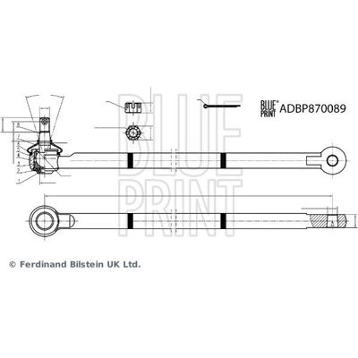 Blue Print - Samuraï - SUZUKI - Rod - Steering tie rod Blue Print - Samuraï - SUZUKI - Rod - Steering tie rod