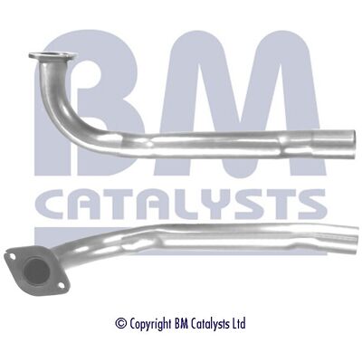 BM Nissan Navara Rear Exhaust Pipe - Exhaust Pipe BM Nissan Navara Rear Exhaust Pipe - Exhaust Pipe