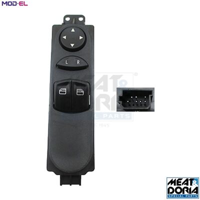 MEAT & DORIA 26065 Window Regulator Switch - Window Regulator Switch MEAT & DORIA 26065 Window Regulator Switch - Window Regulator Switch