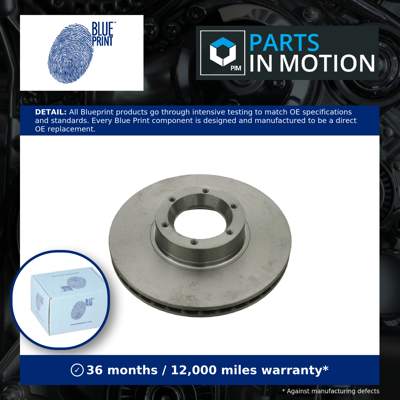 BLUE PRINT ADR164332 - Front Axle Disc - Ventilated Interior Coating - Renault Master 2 Kasten BLUE PRINT ADR164332 - Front Axle Disc - Ventilated Interior Coating - Renault Master 2 Kasten
