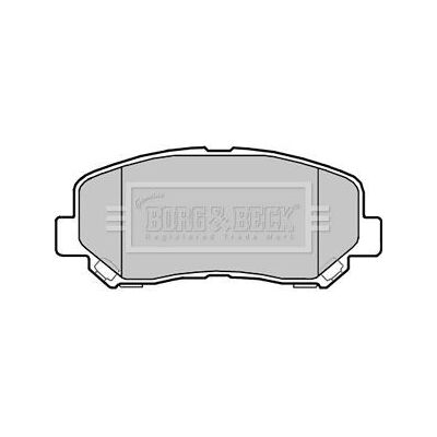 Borg & Beck Bbp2355 Front Brake Pad Set - Brake Pad Set Borg & Beck Bbp2355 Front Brake Pad Set - Brake Pad Set
