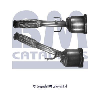 BM CATALYSTS Vehicle-Specific Catalytic Converter - 596mm BM CATALYSTS Vehicle-Specific Catalytic Converter - 596mm