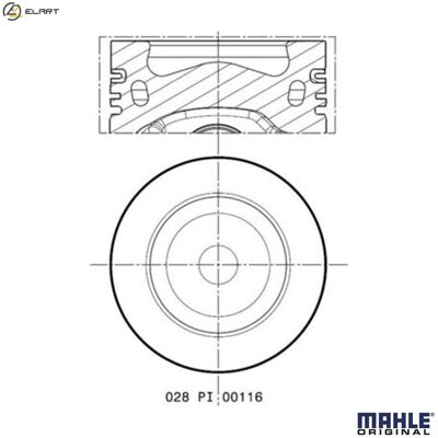 Mahle 81L 156 Piston - Cylinder Mahle 81L 156 Piston - Cylinder