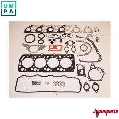 JAPANPARTS Mitsubishi Hyundai Engine Gasket Set - Complete, 1.6mm, 93mm JAPANPARTS Mitsubishi Hyundai Engine Gasket Set - Complete, 1.6mm, 93mm