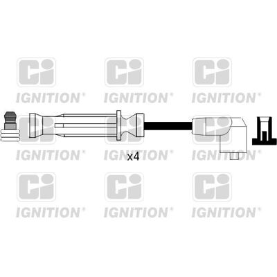 QUINTON HAZELL XC978 Ignition Cable Set - Resistance, SAE, M4 for ROVER 800 QUINTON HAZELL XC978 Ignition Cable Set - Resistance, SAE, M4 for ROVER 800