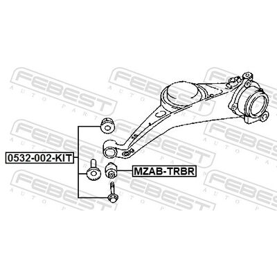FEBEST - 0532-002-KIT - Bolt - Camber - Camber kit FEBEST - 0532-002-KIT - Bolt - Camber - Camber kit