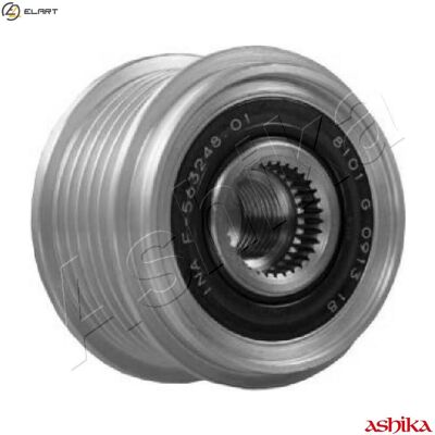 Ashika C-130-0W-W04 Generator Freewheel Pulley - Generator Type Ashika C-130-0W-W04 Generator Freewheel Pulley - Generator Type