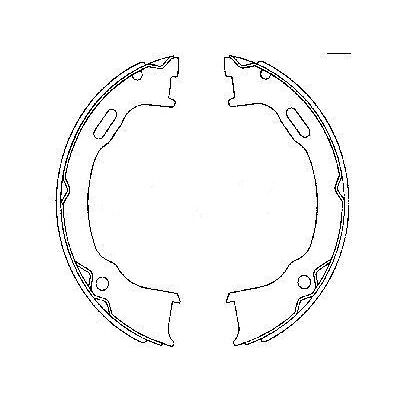 Textar K5093390AA, K5093390AB, K5093390AC Brake Shoes Set - Brake System Textar K5093390AA, K5093390AB, K5093390AC Brake Shoes Set - Brake System