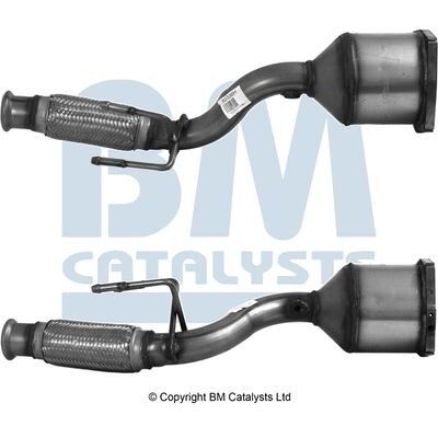 BM CATALYSTS - Vehicle-specific Catalytic Converter - 720mm BM CATALYSTS - Vehicle-specific Catalytic Converter - 720mm