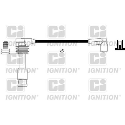 QUINTON HAZELL XC1212 Ignition Wire Set - Ignition Wires for Opel Omega B, Sintra QUINTON HAZELL XC1212 Ignition Wire Set - Ignition Wires for Opel Omega B, Sintra