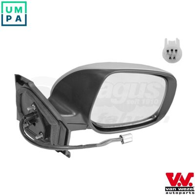 Van Wezel 5432808 Convex Heated Complete Door Mirror - Door Mirror Van Wezel 5432808 Convex Heated Complete Door Mirror - Door Mirror