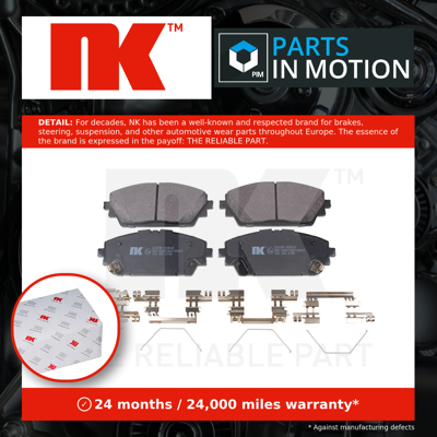Mazda BCYA3328ZA, BCYB3328Z Brake Pads Front Set - Brake Pads Set Mazda BCYA3328ZA, BCYB3328Z Brake Pads Front Set - Brake Pads Set