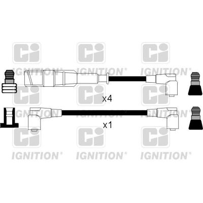 QUINTON HAZELL - XC463 - Ignition Cable Set QUINTON HAZELL - XC463 - Ignition Cable Set