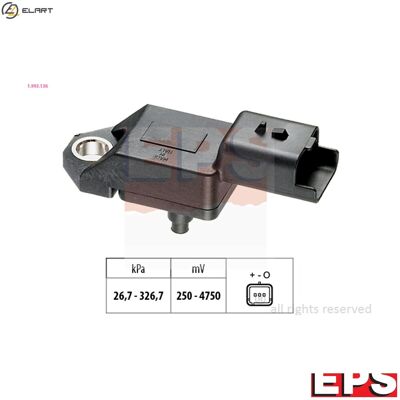 Bosch 1.993.136 Pressure Sensor - OE Compatible for Peugeot Bosch 1.993.136 Pressure Sensor - OE Compatible for Peugeot