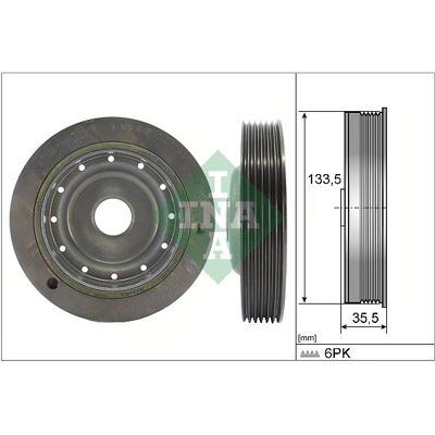 INA Poulie Damper - Engine Crankshaft Pulley INA Poulie Damper - Engine Crankshaft Pulley