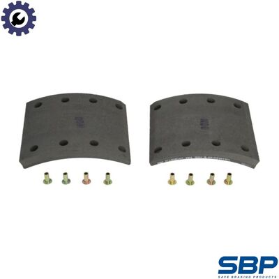 SBP Brake Pad Set - Rear Axle 420mm - 07-L19283-N00 SBP Brake Pad Set - Rear Axle 420mm - 07-L19283-N00