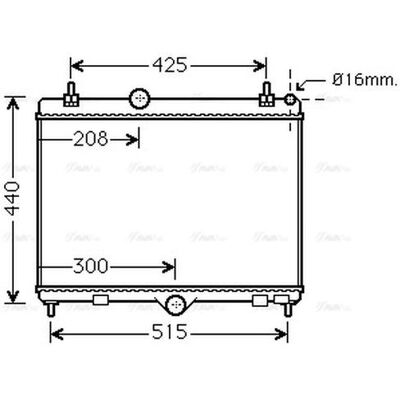 PRASCO PEA2358 Aluminium Radiator - Cooling System for Peugeot & Citroën PRASCO PEA2358 Aluminium Radiator - Cooling System for Peugeot & Citroën