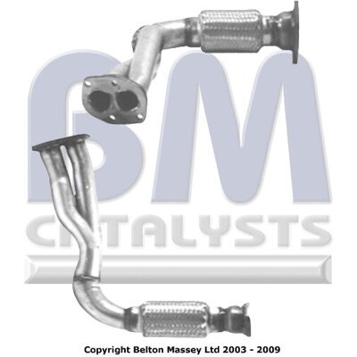 BM Catalysts BMW70011 - Front Exhaust Pipe for Fiat Punto BM Catalysts BMW70011 - Front Exhaust Pipe for Fiat Punto