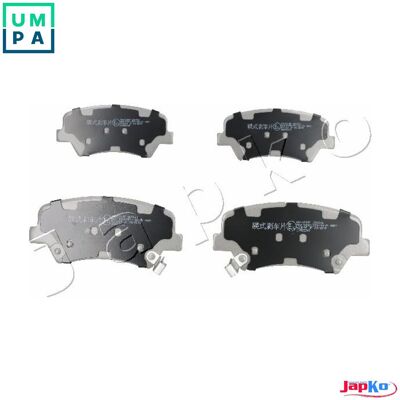 Japko Brake Pads Set Front Hyundai Accent I20 I30 - Brake Pads Japko Brake Pads Set Front Hyundai Accent I20 I30 - Brake Pads