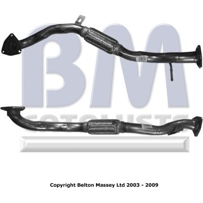 BM Catalysts Daewoo Rezzo Exhaust Pipe - Front Connect Pipe BM Catalysts Daewoo Rezzo Exhaust Pipe - Front Connect Pipe
