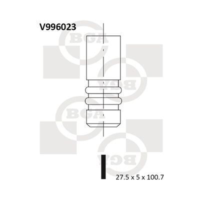 BGA Auslaßventil - 5038206065221 - Valve BGA Auslaßventil - 5038206065221 - Valve