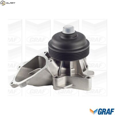 GRAF Water Pump PA1054 - Impeller 65mm, Cast Iron, V-belt compatible GRAF Water Pump PA1054 - Impeller 65mm, Cast Iron, V-belt compatible