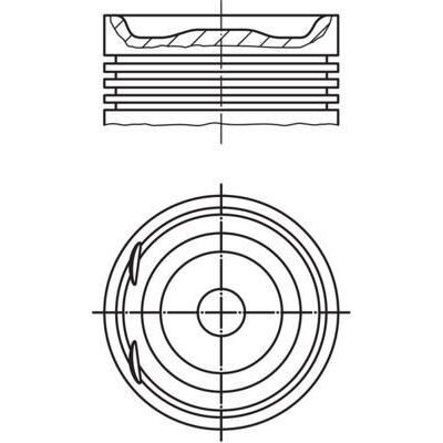 MAHLE ORIGINAL 012 20 03 Piston - 86.5mm - Opel Zafira Astra G - Piston MAHLE ORIGINAL 012 20 03 Piston - 86.5mm - Opel Zafira Astra G - Piston