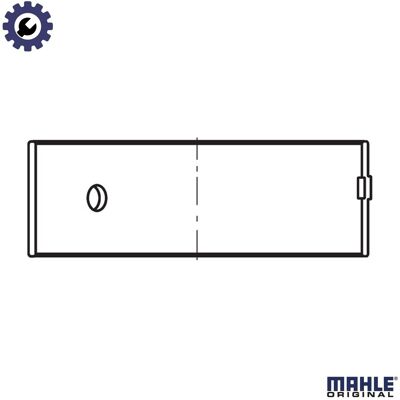 MAHLE Connecting Rod Bearing - Support, Wall Thickness, Diameter - Connecting Rod Bearing MAHLE Connecting Rod Bearing - Support, Wall Thickness, Diameter - Connecting Rod Bearing