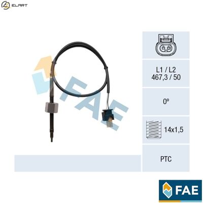 FAE - 68071 - Exhaust gas temperature - Mercedes-Benz Sprinter 3.5-T - Sensor FAE - 68071 - Exhaust gas temperature - Mercedes-Benz Sprinter 3.5-T - Sensor