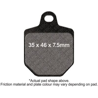 EBC FA433/4 - Front Left Brake Pads Kit - Brake Pads Kit EBC FA433/4 - Front Left Brake Pads Kit - Brake Pads Kit