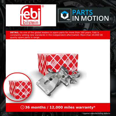 Febi Bilstein 178071 Rear Right Brake Caliper - Brake Caliper Febi Bilstein 178071 Rear Right Brake Caliper - Brake Caliper