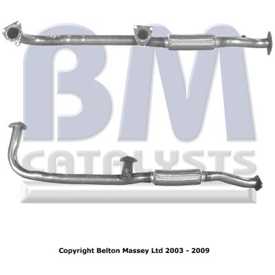 BM Nissan Maxima Exhaust Pipe Front - AV0109 BM Nissan Maxima Exhaust Pipe Front - AV0109
